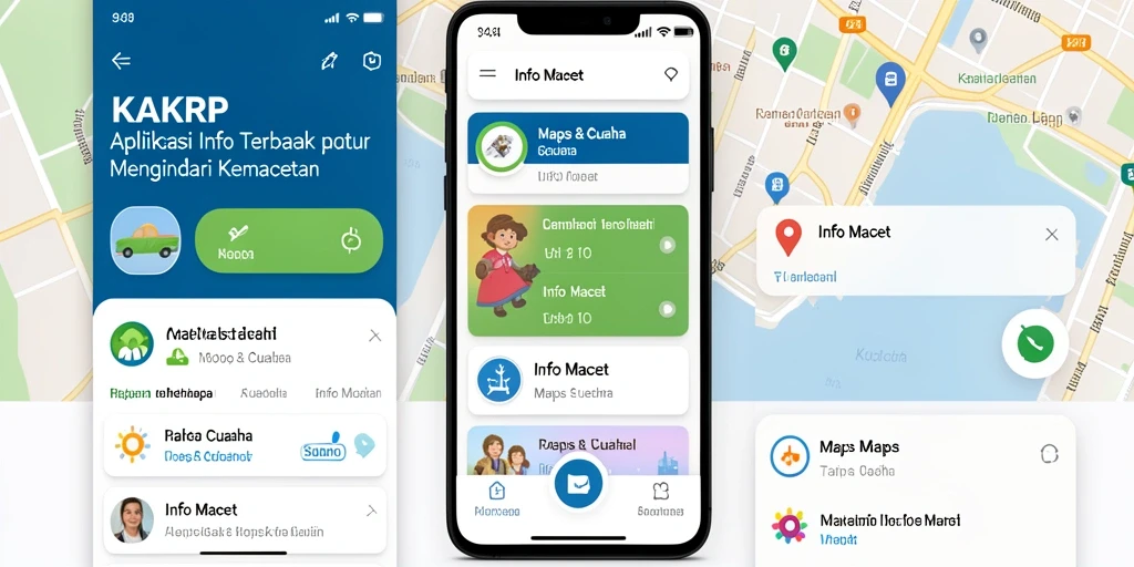 Tampilan antarmuka KAKRP dengan data kemacetan yang jelas.