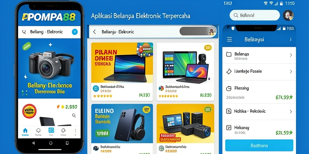 Antarmuka pengguna POMPA88 yang sederhana dan menarik.