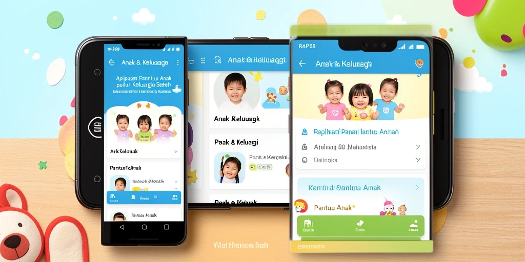 Antarmuka intuitif RAP89 untuk pemantauan anak secara efektif.