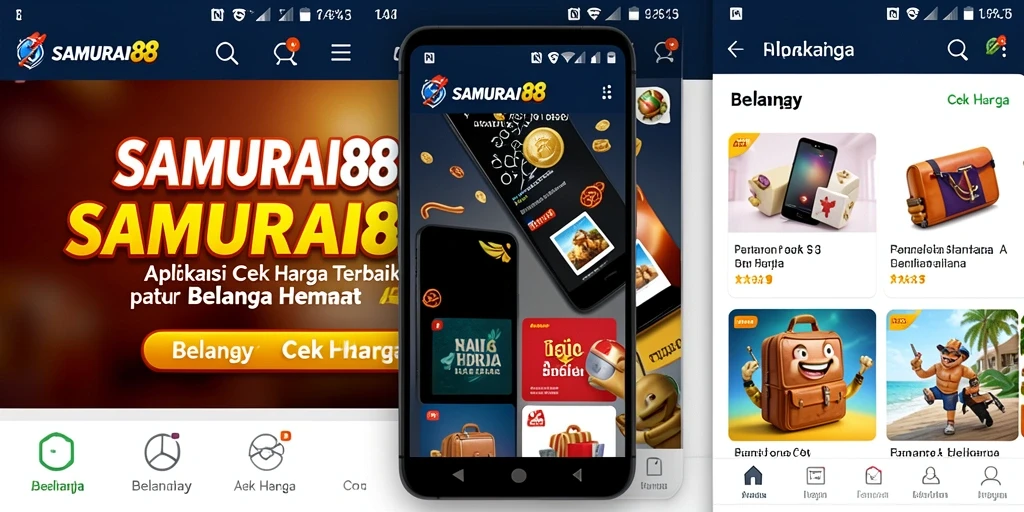 Tampilan antarmuka SAMURAI88 yang menawan dan fungsional untuk cek harga.
