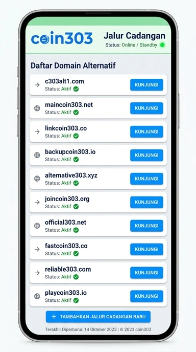 Link Alternatif Coin303 untuk Pengguna Android