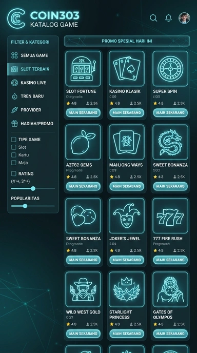 Aplikasi Populer & Kanal Uji di coin303 — Unduh dengan Mudah